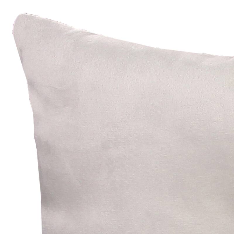 18" x 18" Solid Tufted Indoor Throw Pillow with Fabric Button