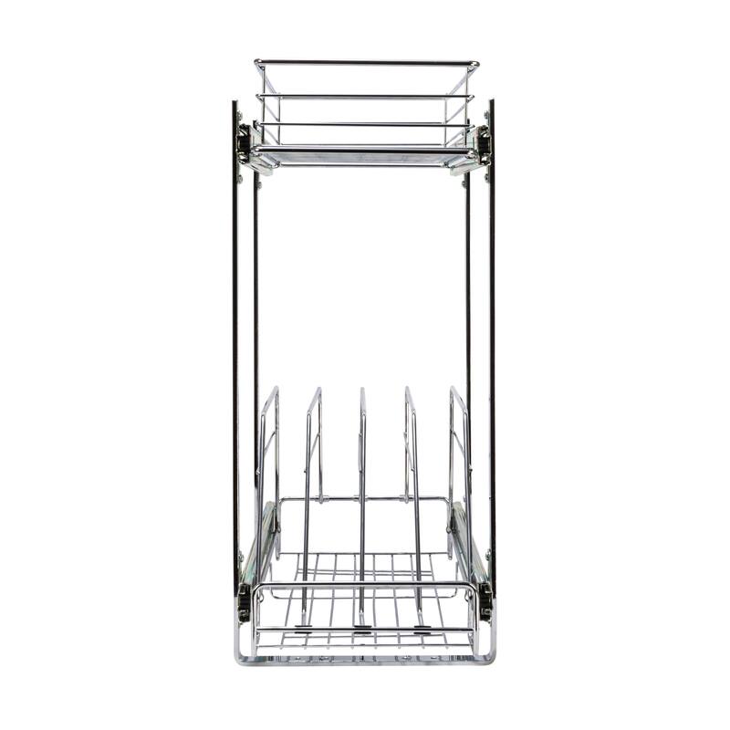 Household Essentials Chrome-Plated Steel Storage Organizer