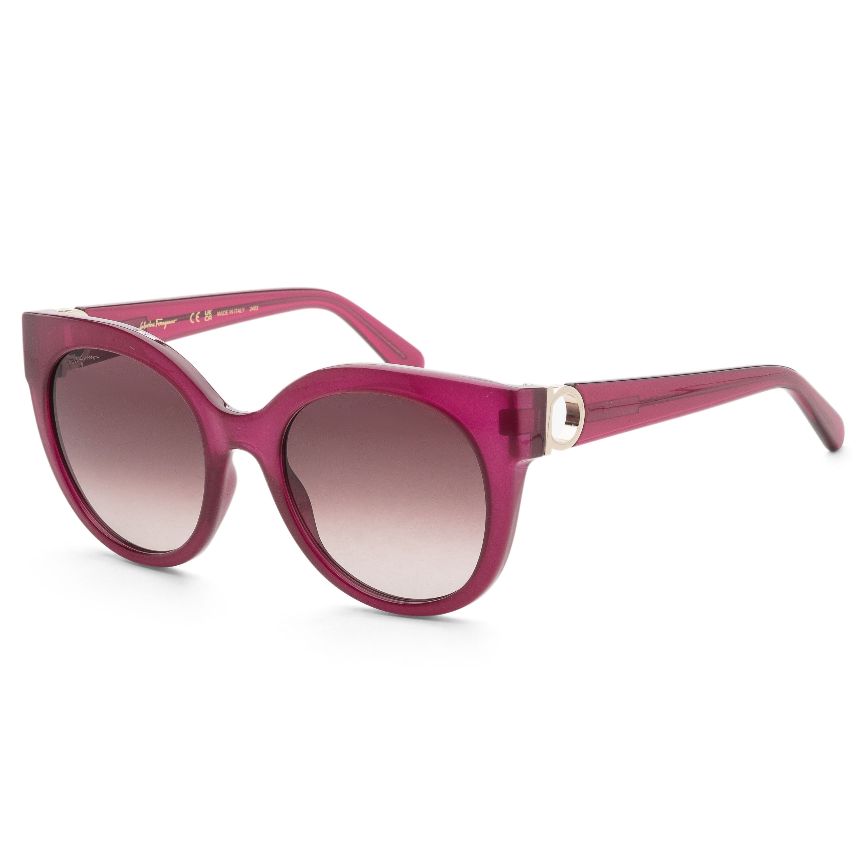 Ferragamo Women's 53mm Crystal Purple Sunglasses