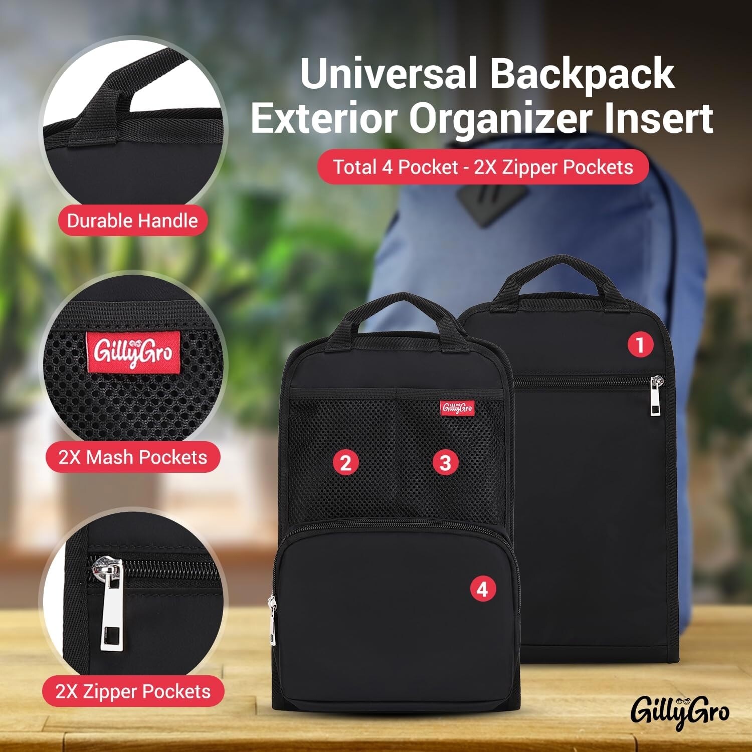 backpack organizer hiking Backpack Organizer Insert With Multi-Pockets – Felt Bag Liner For Travel,  Gym, Work, Hiking, Camping – Keeps Items Separated & Easy To Find (Small /  Large)