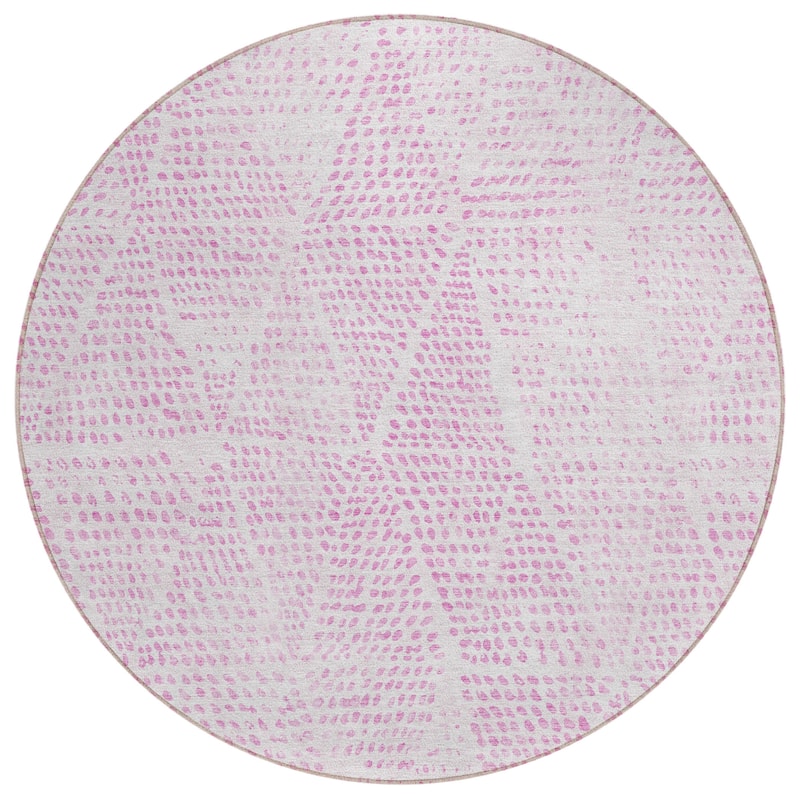 Machine Washable Indoor/ Outdoor Chantille Contemporary Diamonds Rug