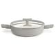 preview thumbnail 7 of 7, BergHOFF Balance Non-stick Ceramic Saute Pan 10.25", 3.1qt. With Glass Lid, Recycled Aluminum, Moonmist