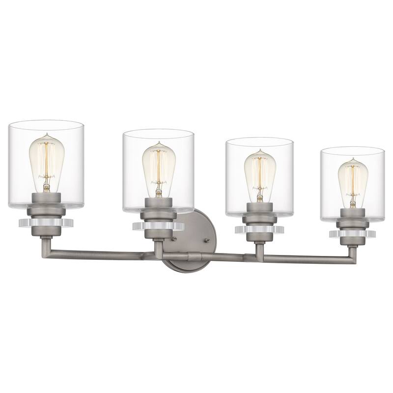 Jaspar 4-Light Antique Nickel Vanity Light