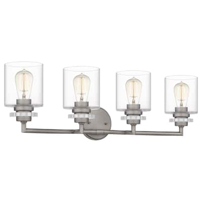 Jaspar 4-Light Antique Nickel Vanity Light