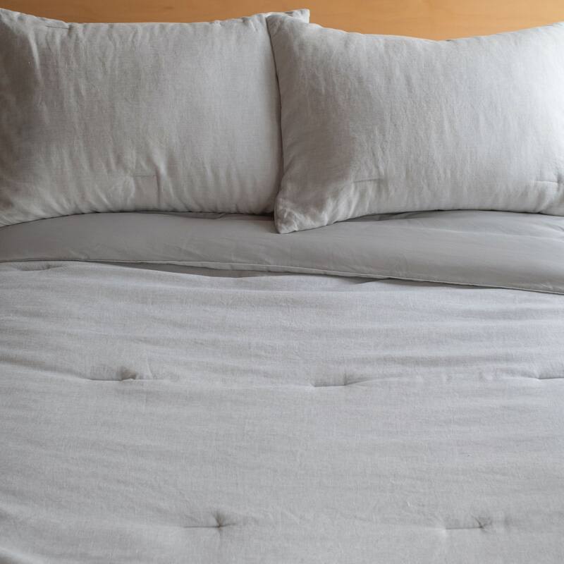 French Linen Comforter & Sham Set by BOKSER HOME