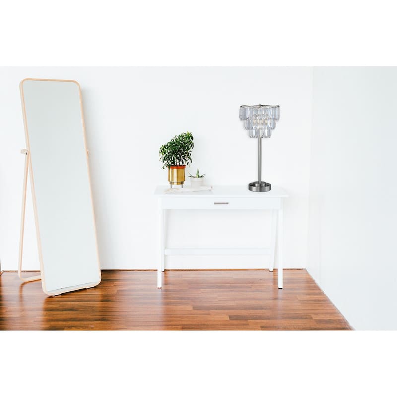 27.5"H CONTEMPORARY CRYSTAL SHADE TABLE Lamp(1PC/CTN) (1.01/9.25)