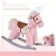 preview thumbnail 21 of 27, Kids' Plush Rocking Horse with Authentic Sounds, Soft Polyester Body, and Developmental Features for Toddlers 36 Months+
