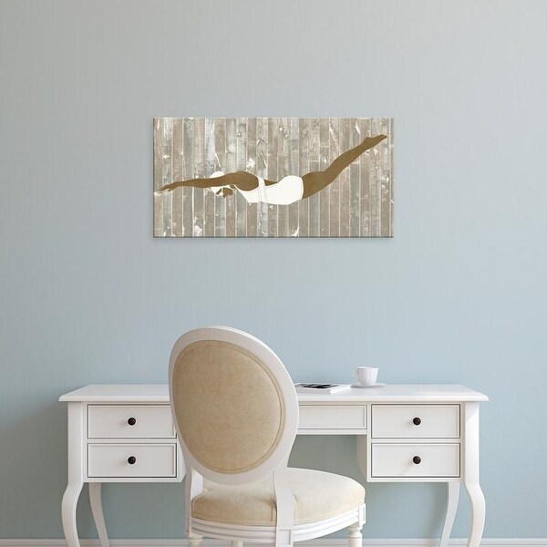 Easy Art Prints June Erica Vess's 'Vintage Diver IV' Premium Canvas Art