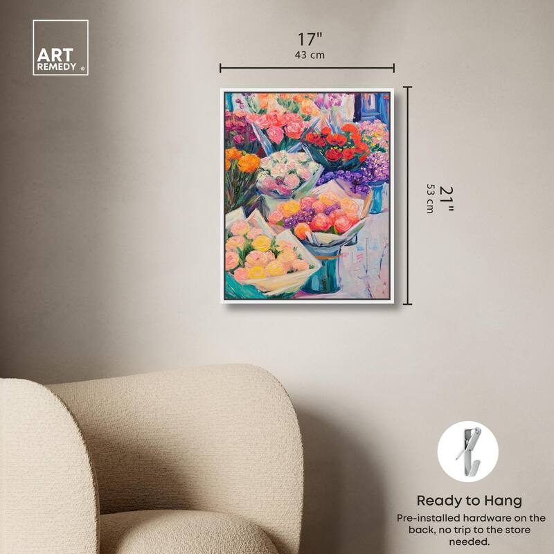 Market Blooms II Canvas by Art Remedy