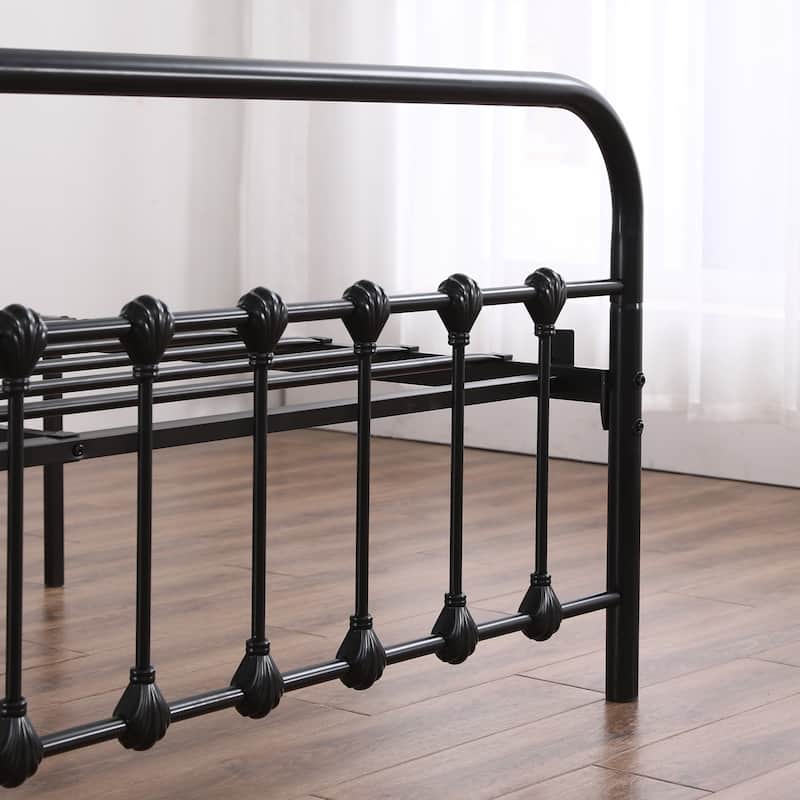 Modern Single-Layer Curved Frame Bed