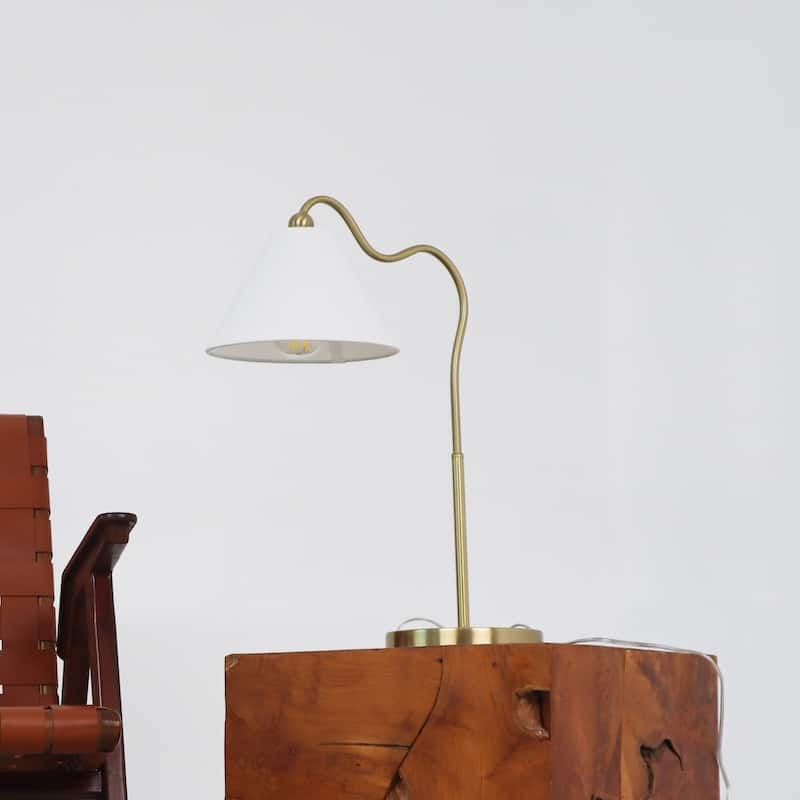 Elegant Halo Brass Ring Table Lamp