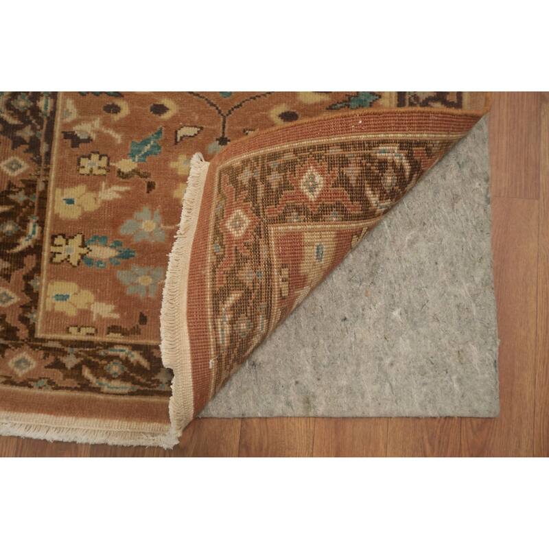 Hand Knotted Oriental 100% Wool Carpet Traditional All-Over Brown Ziegler Area Rug - 3' 10'' X 2' 1''