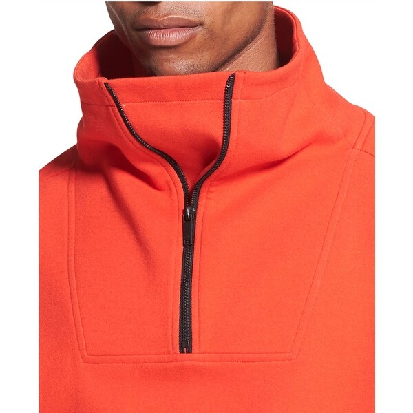 funnel neck zip hoodie