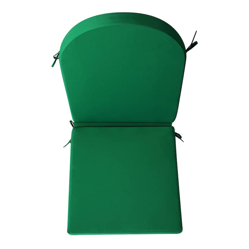 Laguna All Weather Poly Outdoor Adirondack Chair Seat And Back Cushion (Cushions Only)
