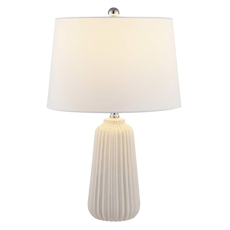 SAFAVIEH Lighting 24-inch Sawyer Ceramic Table Lamp - 15" x 15" x 24"