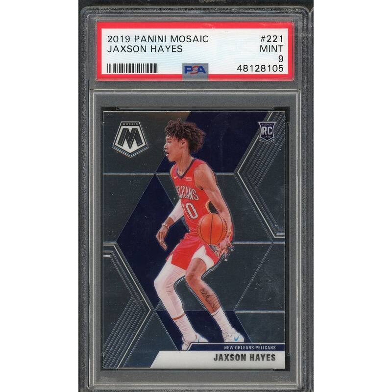 Jaxson Hayes 2019 Panini Mosaic Basketball Rookie Card RC #221 Graded PSA 9 MINT - 8'6" x 11'6"