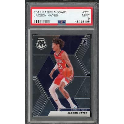Jaxson Hayes 2019 Panini Mosaic Basketball Rookie Card RC #221 Graded PSA 9 MINT - 8'6" x 11'6"
