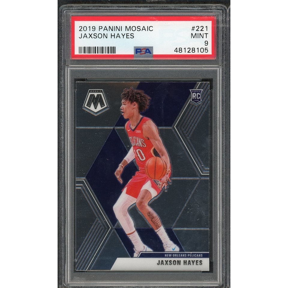 Jaxson Hayes 2019 Panini Mosaic Basketball Rookie Card RC #221 Graded PSA 9 MINT - 8'6" x 11'6"