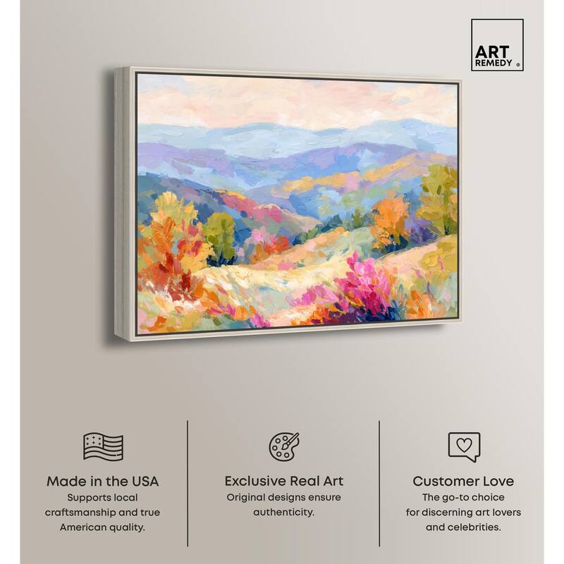 Colorful Valley II Canvas by Art Remedy