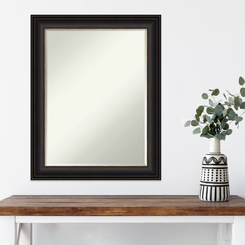 Petite Bevel Wall Mirror - Trio Oil Rubbed Bronze Frame - Trio Oil Rubbed Bronze