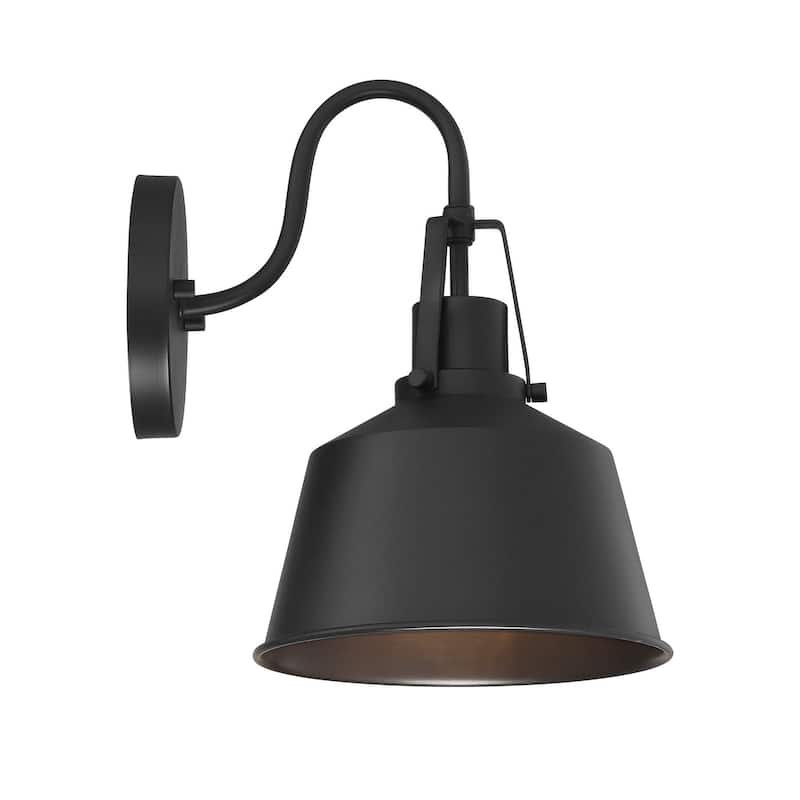 Meridian M50049 12" Tall Outdoor Wall Sconce with 10-1/2" Extension