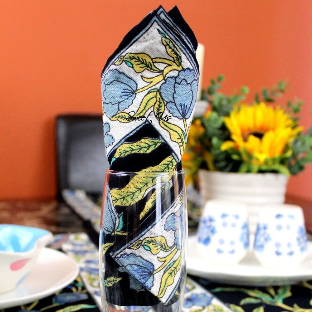 Cotton Sweet French Country Floral Tablecloth Round, Runner