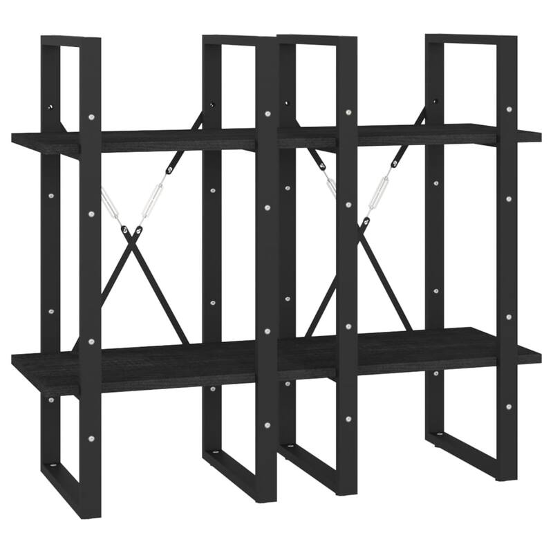 vidaXL Bookshelf Book Cabinet Shelving Unit for Living Room Engineered Wood