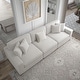 preview thumbnail 126 of 132, Corduroy Couch Modular Sectional Sofa with Pillows
