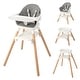 preview thumbnail 14 of 35, Costway 6-in-1 Convertible Wooden Baby Highchair Infant Feeding Chair - See Details