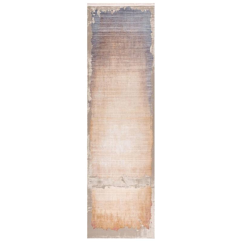 HomeRoots Abstract Modern Rectangle Area Rug