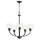 preview thumbnail 3 of 8, Quorum International Reyes 5 Light 26" Wide Chandelier