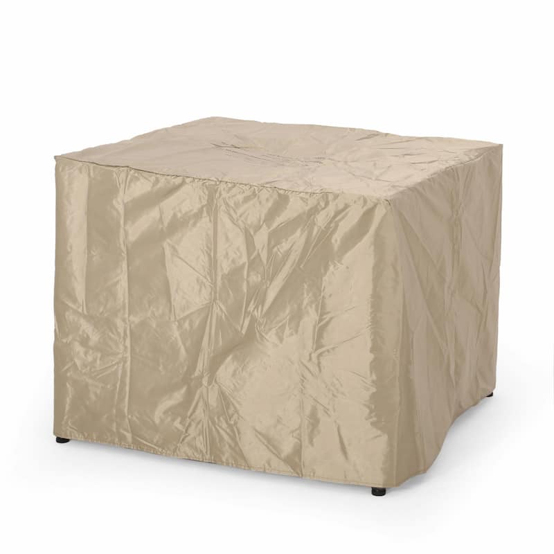 31" Outdoor WPC Base Square Propane Fire Pit - 40,000 BTU