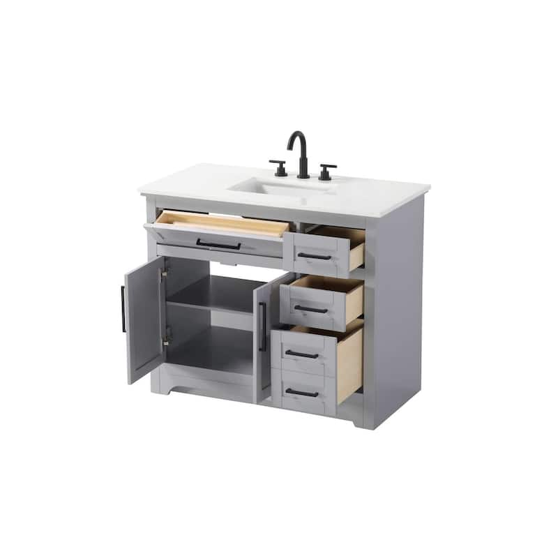 Nathaniel Single Bathroom Vanity (32-42 inch)