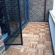 preview thumbnail 2 of 1, DreamPatio Acacia Interlocking Deck Tiles, Pack of 6, 6-Slat Pattern - 11.8" x 11.8" x 0.94"