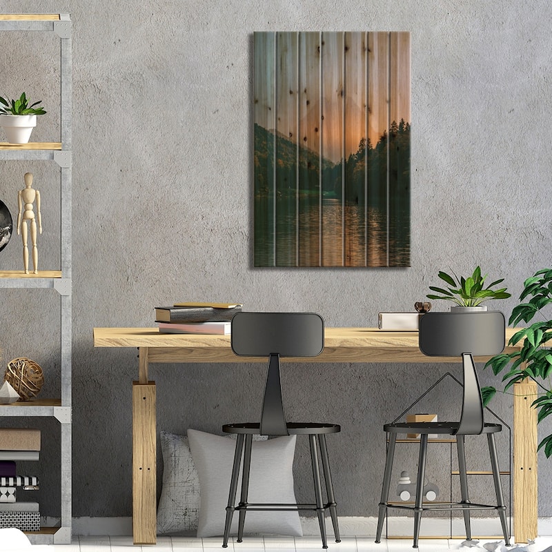 Riessersee, Germany Print On Wood by Sebastian Scheichl - Multi-Color