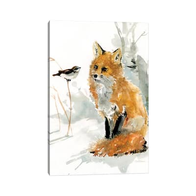 iCanvas "Fox and Friend" by Carol Robinson Canvas Print
