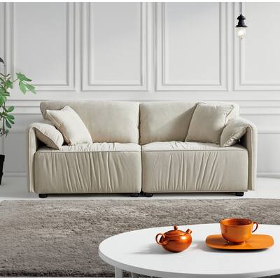 75.6" Sofa Couch, Large deep seat Sofa,