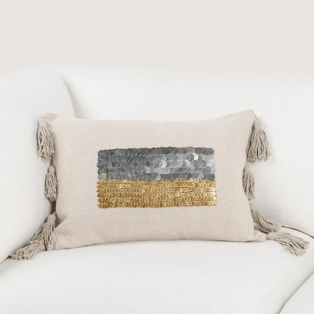 Villa by Classic Home Tanga Linen Blend Throw Pillow