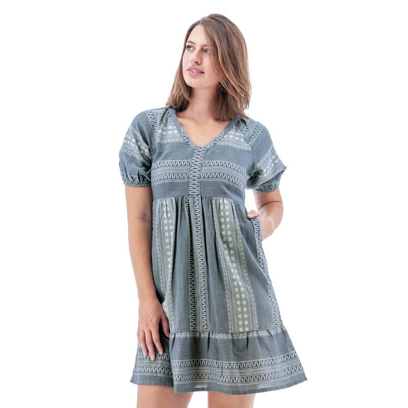 Aventura Women's Belmont Dress - Folkstone Grey - Large