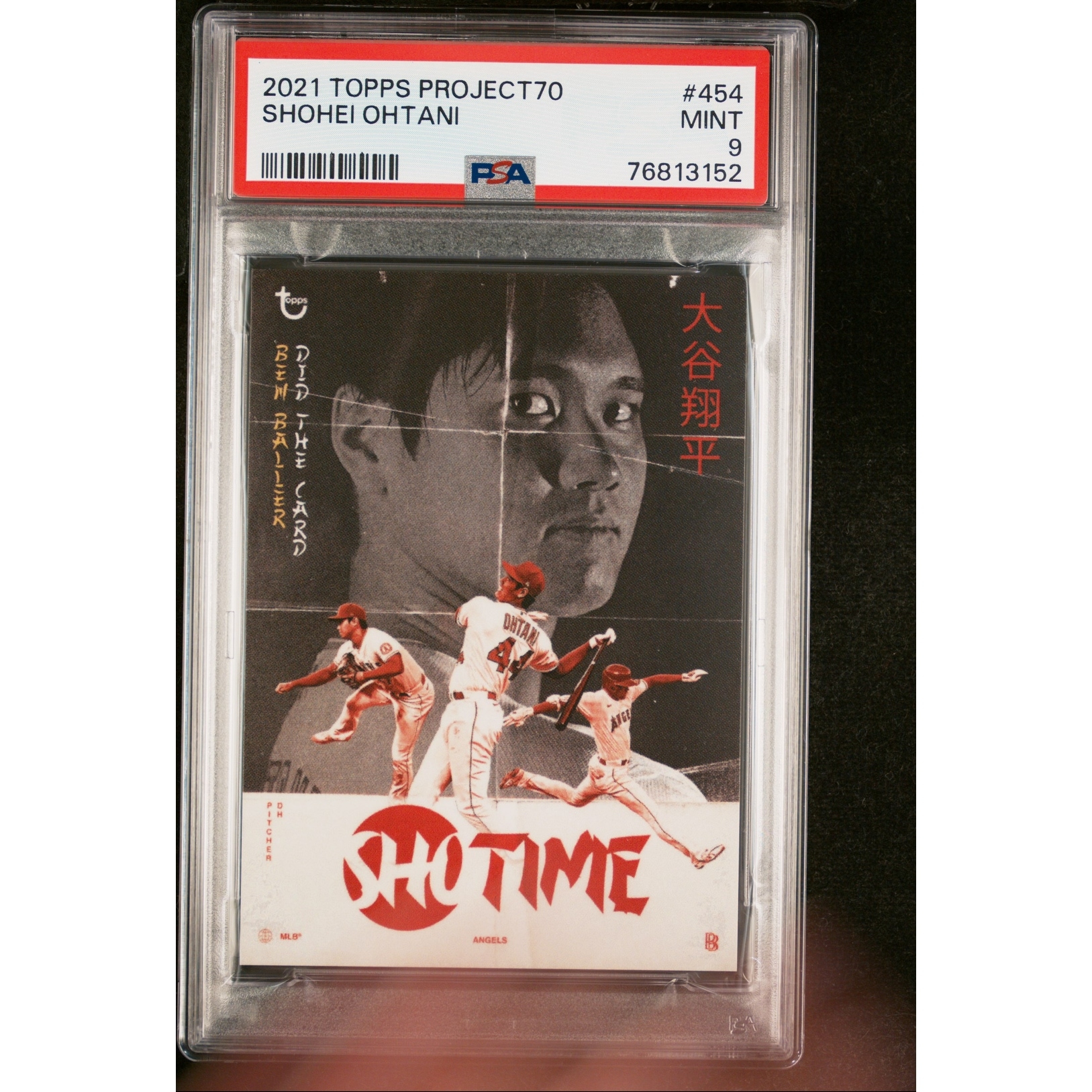 Shohei SHOHEI OHTANI TOPPSPROJECT70 PSA9大谷翔平 Ohtani 2021 Topps 