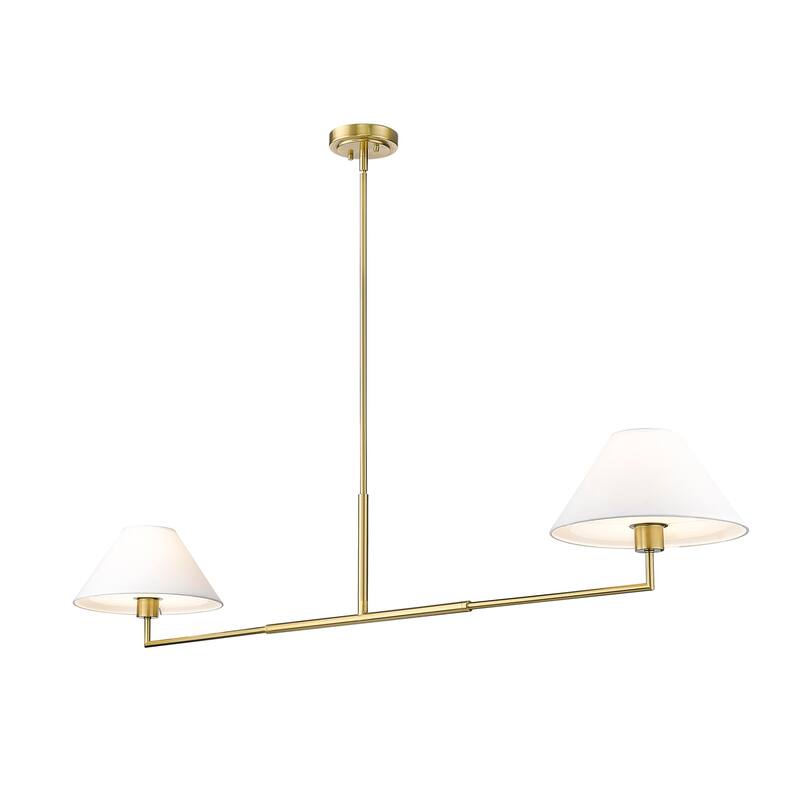 Z-Lite 744-62L Leila 2 Light 62" Wide Linear Chandelier