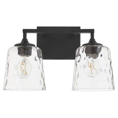 Quorum International 5005-2-1 Eldorado 2 Light 16" Wide Vanity Light