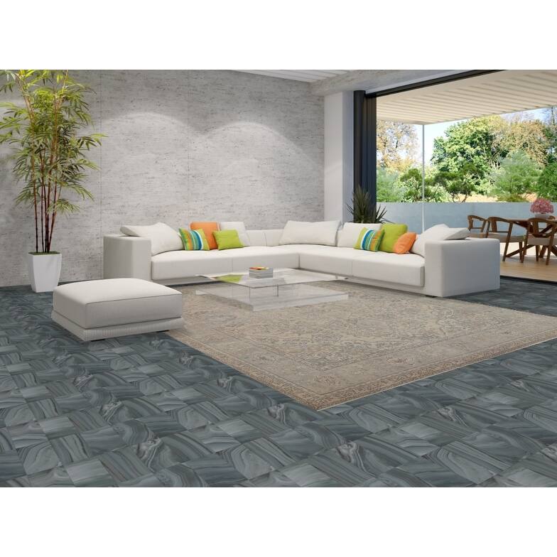 Hand Knotted Oriental 100% Wool Carpet Traditional Floral Beige & Ivories Tabriz Area Rug - 12' 6'' X 9' 10''