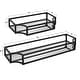 preview thumbnail 21 of 23, Kate and Laurel Ciel Metal Wall Shelf Set - 2 Piece