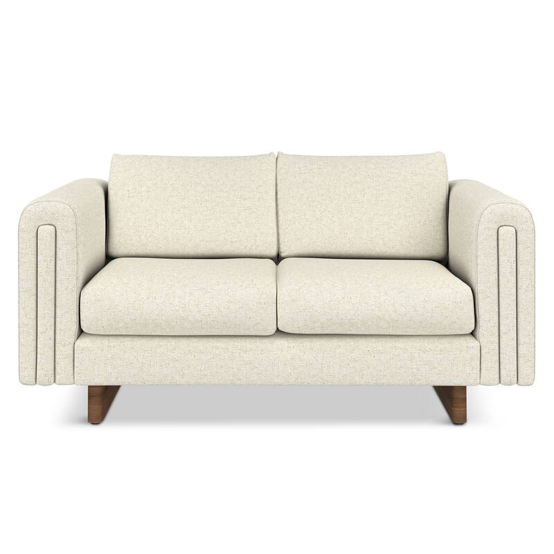 WYNDENHALL Drayton 61 inch Wide Contemporary Loveseat Sofa in Tightly Woven Performance Fabric -  61" W x 38" D x 30" H