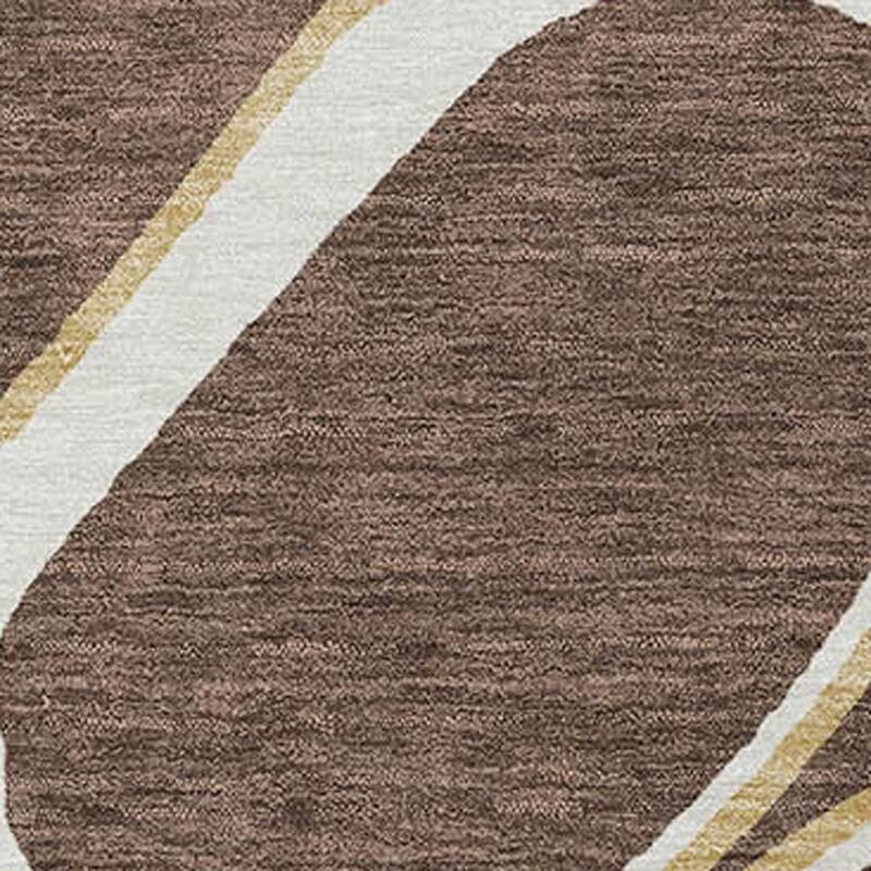 HomeRoots Abstract Transitional Rectangle Outdoor Rug