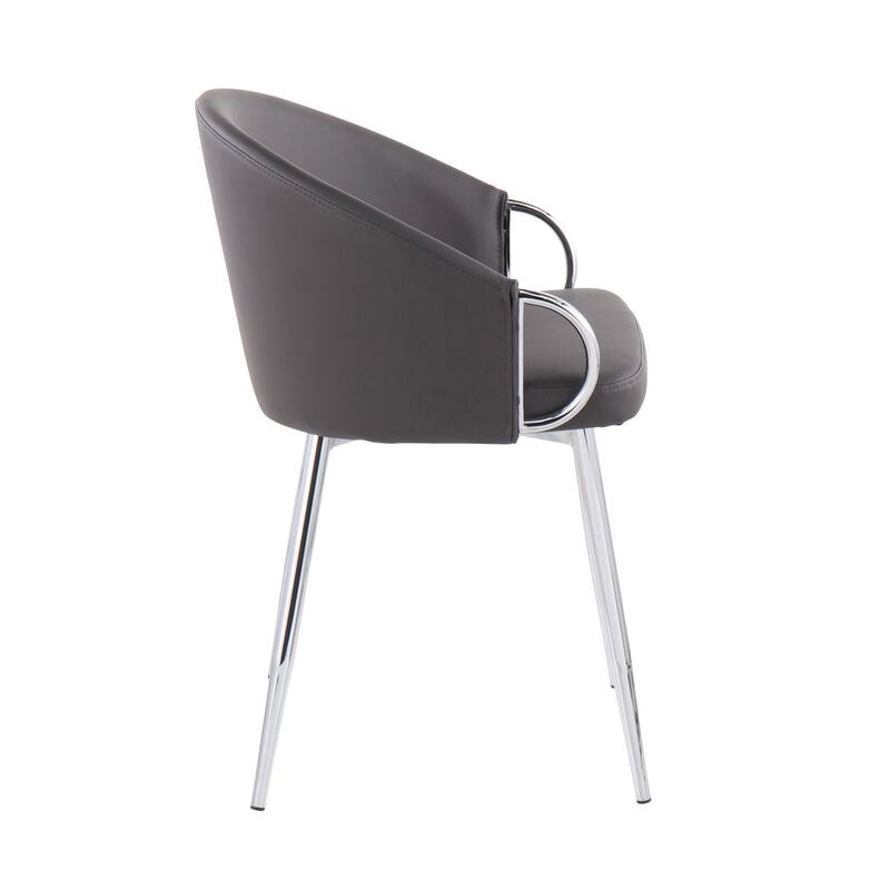 Silver Orchid Battista Upholstered Chair - Set of 2