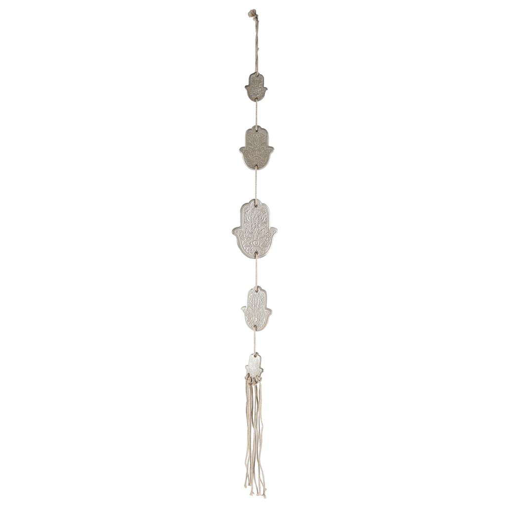 24"L Hamsa's Hand Ceramic with tassel