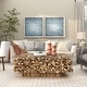 preview thumbnail 2 of 15, Blue Metal Scroll Home Wall Decor with Embossed Details