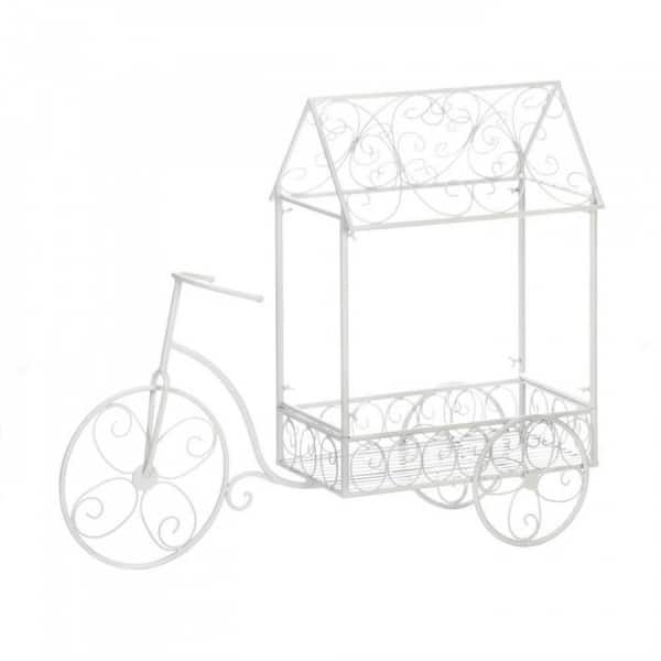 slide 2 of 2, Decorative Bicycle Wagon Garden Plant Holder